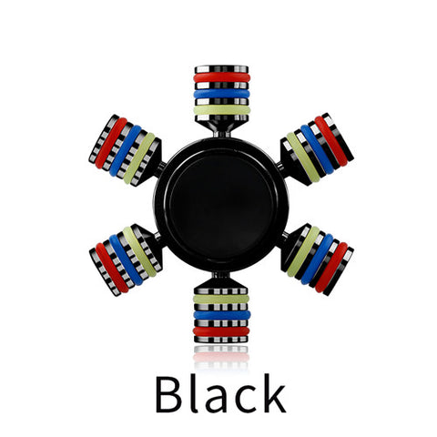 Metal Bullet Hand Fidget Spinner Detachable Finger Spinner Waterproof Design Adult Kid Child Rotation Colorful Stylish Toy Gyro