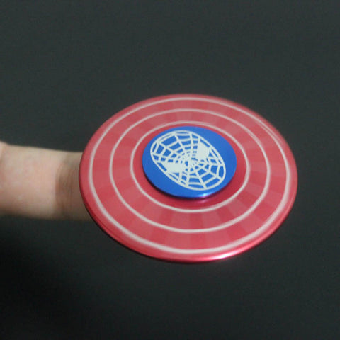 2017 Super Heroes American Captain Spider man  Handspinner Fidget Spinner Hand EDC Toy R188 Bearing Funny Anti Stress Reliever