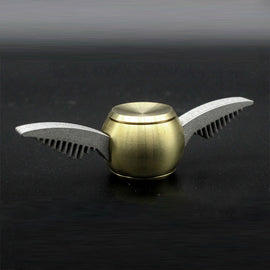 Metal EDC Hand Spinner Copper Golden Snitch Fidget Spinner with R188 Bearing Finger Spinner Toys Anti Stress Toys For ADD & ADHD