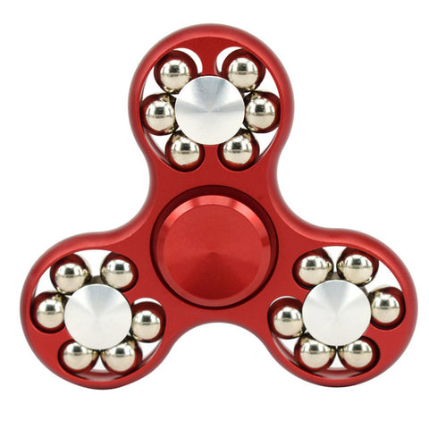 High Speed Metal Fidget Spinner Fashion Snowflake Hand Spinner Newest Design Tri-Spinner Stress Relieve Gyro Adult Kid Child Toy