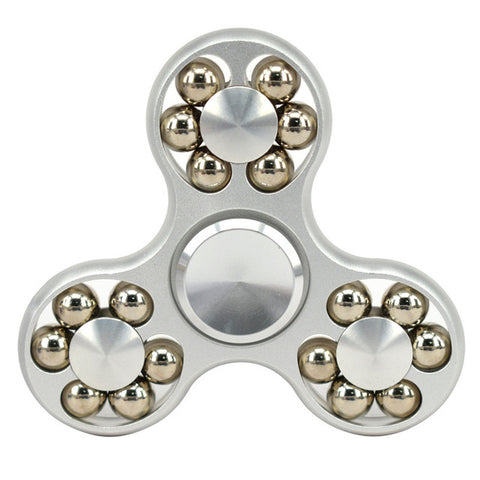 High Speed Metal Fidget Spinner Fashion Snowflake Hand Spinner Newest Design Tri-Spinner Stress Relieve Gyro Adult Kid Child Toy