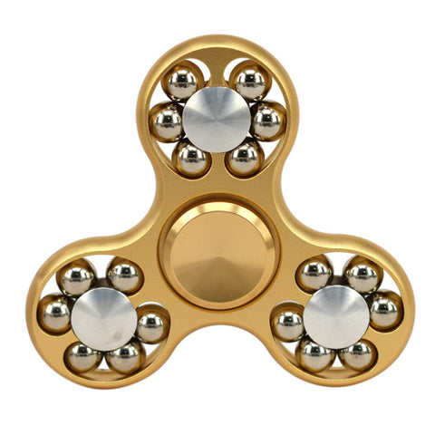 High Speed Metal Fidget Spinner Fashion Snowflake Hand Spinner Newest Design Tri-Spinner Stress Relieve Gyro Adult Kid Child Toy