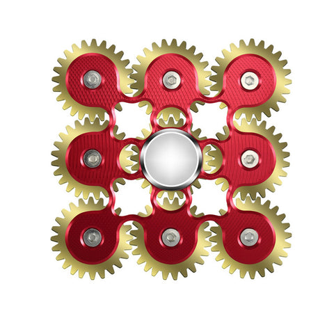 2017 9 Gears R188 Bearing Fidget Spinner Hand Finger toy Metal alloy Anti Stress Reliever Handspinner ADHD desk toy Gyro EDC