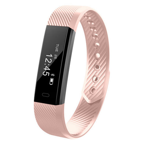 ID115 Smart Bracelet Fitness Tracker Step Counter Activity Monitor Band Alarm Clock Vibration Wristband for iphone Android phone