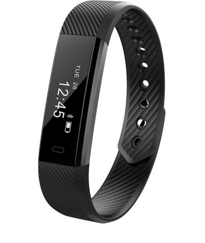 ID115 Smart Bracelet Fitness Tracker Step Counter Activity Monitor Band Alarm Clock Vibration Wristband for iphone Android phone