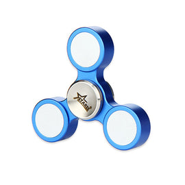 Do Dower Hand Spinner Aluminum Tri-Bar Hand Fidget Spinner Finger Toy Aluminum Made Replaceable Bearing Stress Relief Toy