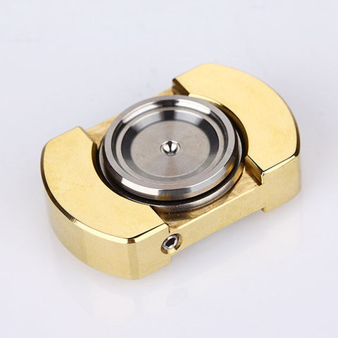 Do Dower EDC Hand Spinner Brass Steel Fidget Spinner Focus Toys Hybrid Ceramic Bearing Spinner Toy Keep Spinning Over 3 Minutes