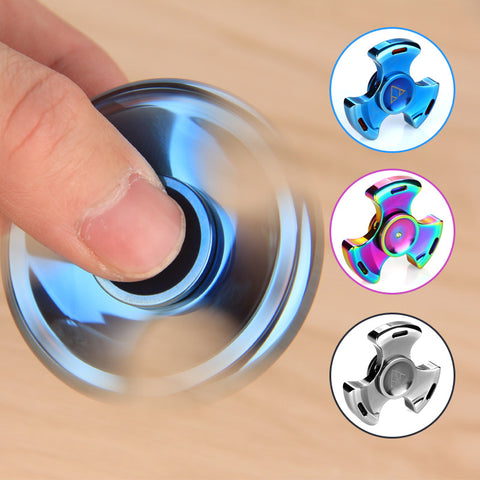 Do Dower Tri-spinner Fidget Spinner Steel Hand Spinner 688 Hybrid Ceramic Bearing Educational Toys Spinner Hand Anti Stress Toy