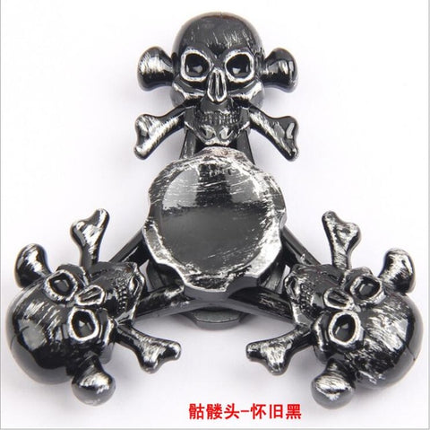 2017 Skull Fidget spinner hand spinner EDC toy For Autism ADHD Finger toy Bearing For Autism ADHD