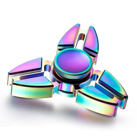 2017 3 colours Tri-spinner Finger Spinner Triangle Handspinner Fidget Hand Spinner Zinc Alloy Fidget Toy Anti Stress Kids Gift