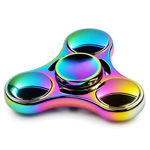 2017 3 colours Tri-spinner Finger Spinner Triangle Handspinner Fidget Hand Spinner Zinc Alloy Fidget Toy Anti Stress Kids Gift