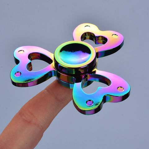 2017 3 colours Tri-spinner Finger Spinner Triangle Handspinner Fidget Hand Spinner Zinc Alloy Fidget Toy Anti Stress Kids Gift