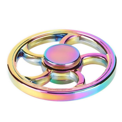 2017 3 colours Tri-spinner Finger Spinner Triangle Handspinner Fidget Hand Spinner Zinc Alloy Fidget Toy Anti Stress Kids Gift