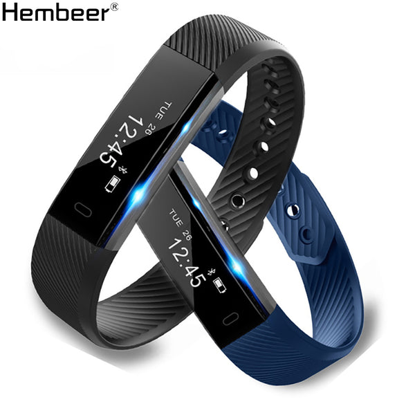 ID115 Smart Bracelet Fitness Tracker Step Counter Activity Monitor Band Alarm Clock Vibration Wristband for iphone Android phone