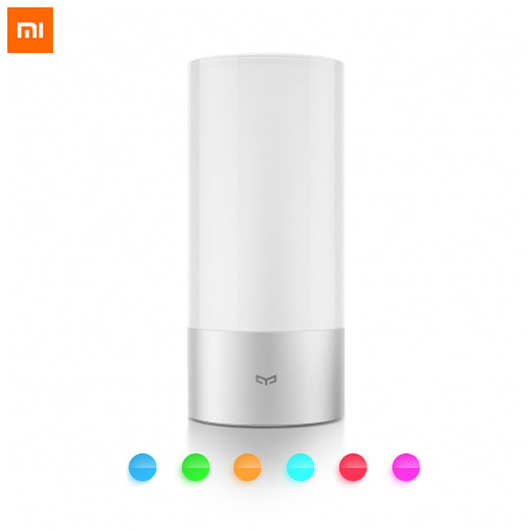 Original Xiaomi Yeelight Indoor Smart Bed Lamp Night Lights Bedside LED Lamp16 Million RGB Touch Control Support Smart Phone App