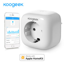 Koogeek Smart Socket Wifi Plug for Apple HomeKit Smart Plug Powercube EU Plug Monitor Power Energy Siri Remote Control