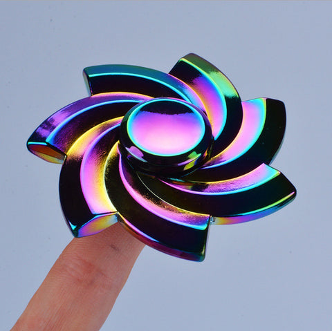 2017 3 colours Tri-spinner Finger Spinner Triangle Handspinner Fidget Hand Spinner Zinc Alloy Fidget Toy Anti Stress Kids Gift