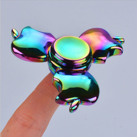 2017 3 colours Tri-spinner Finger Spinner Triangle Handspinner Fidget Hand Spinner Zinc Alloy Fidget Toy Anti Stress Kids Gift