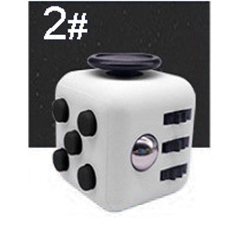 ABS Fidget Cube Toys Desk Spin Magic Cubes Stress Relief Toy ABS Material Puzzle Cube EDC Toys Anti Stress Gifts for Kids Adults