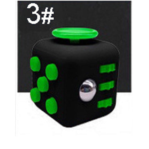 ABS Fidget Cube Toys Desk Spin Magic Cubes Stress Relief Toy ABS Material Puzzle Cube EDC Toys Anti Stress Gifts for Kids Adults