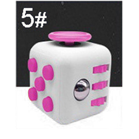 ABS Fidget Cube Toys Desk Spin Magic Cubes Stress Relief Toy ABS Material Puzzle Cube EDC Toys Anti Stress Gifts for Kids Adults