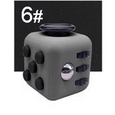 ABS Fidget Cube Toys Desk Spin Magic Cubes Stress Relief Toy ABS Material Puzzle Cube EDC Toys Anti Stress Gifts for Kids Adults