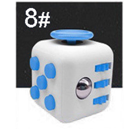 ABS Fidget Cube Toys Desk Spin Magic Cubes Stress Relief Toy ABS Material Puzzle Cube EDC Toys Anti Stress Gifts for Kids Adults