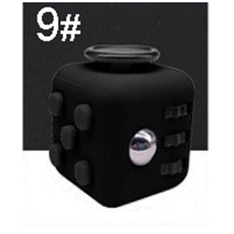 ABS Fidget Cube Toys Desk Spin Magic Cubes Stress Relief Toy ABS Material Puzzle Cube EDC Toys Anti Stress Gifts for Kids Adults