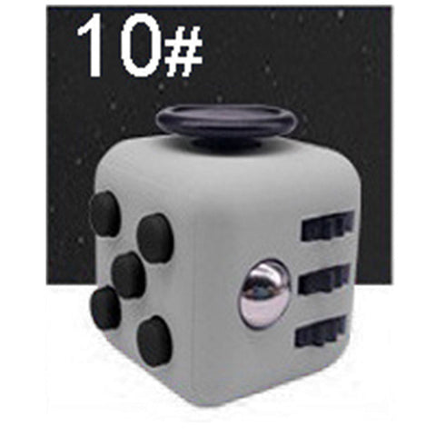 ABS Fidget Cube Toys Desk Spin Magic Cubes Stress Relief Toy ABS Material Puzzle Cube EDC Toys Anti Stress Gifts for Kids Adults