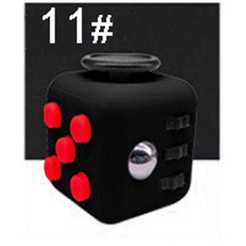 ABS Fidget Cube Toys Desk Spin Magic Cubes Stress Relief Toy ABS Material Puzzle Cube EDC Toys Anti Stress Gifts for Kids Adults