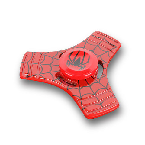 Latest Hero Metal Fidget Puzzle Spinner Hand Newest Iron Man Finger Spinner Spider Man Tri-spinner Adult Kid Child Relax Toy