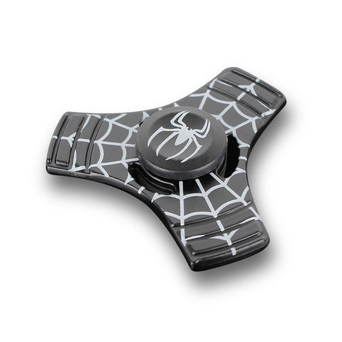 Latest Hero Metal Fidget Puzzle Spinner Hand Newest Iron Man Finger Spinner Spider Man Tri-spinner Adult Kid Child Relax Toy