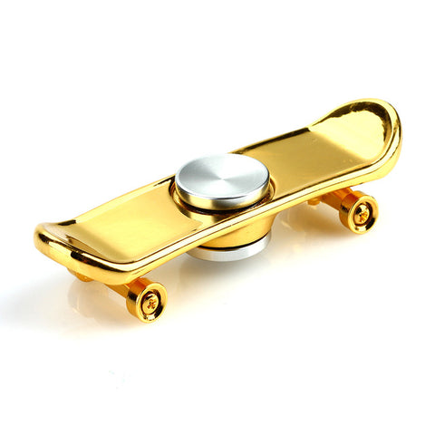 Hand Spinner Finger Skateboard Alloy Holder Scooter Skate   Metal Fidget Spinner Finger Toy For Autism ADHD Relieve Stress Toys