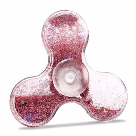 2017 New Transparent Plastic Fidget spinner Tri-Spinner Hand Finger toy Triangle ABS anti stress handspinner Finger toy spinner