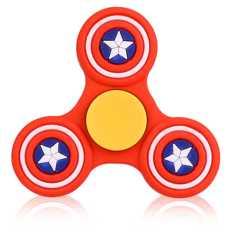 2017 Fidget Spinner Finger Spinner Tri-spinner Hand Spinner Bearing Anti Stress Fidget Toy Handspinner Plastic Glow in The Dark