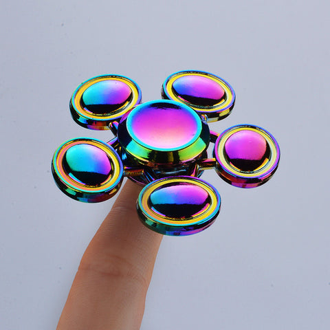 2017 3 colours Tri-spinner Finger Spinner Triangle Handspinner Fidget Hand Spinner Zinc Alloy Fidget Toy Anti Stress Kids Gift