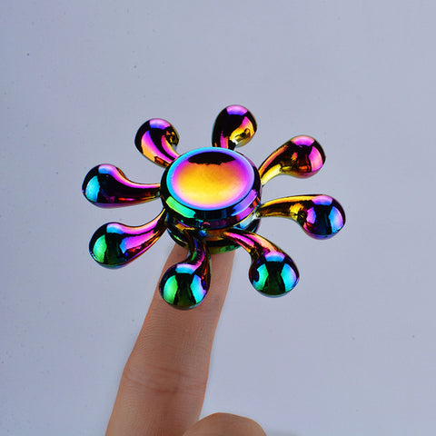 2017 3 colours Tri-spinner Finger Spinner Triangle Handspinner Fidget Hand Spinner Zinc Alloy Fidget Toy Anti Stress Kids Gift