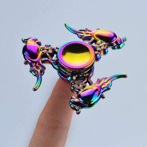 2017 3 colours Tri-spinner Finger Spinner Triangle Handspinner Fidget Hand Spinner Zinc Alloy Fidget Toy Anti Stress Kids Gift