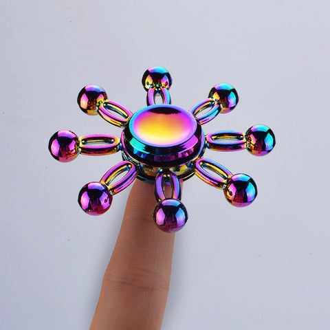 2017 3 colours Tri-spinner Finger Spinner Triangle Handspinner Fidget Hand Spinner Zinc Alloy Fidget Toy Anti Stress Kids Gift