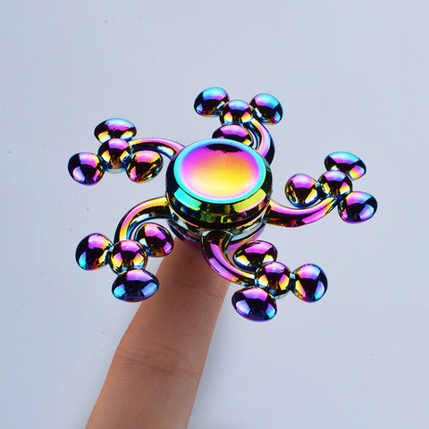 2017 3 colours Tri-spinner Finger Spinner Triangle Handspinner Fidget Hand Spinner Zinc Alloy Fidget Toy Anti Stress Kids Gift