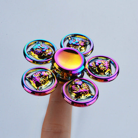 2017 3 colours Tri-spinner Finger Spinner Triangle Handspinner Fidget Hand Spinner Zinc Alloy Fidget Toy Anti Stress Kids Gift