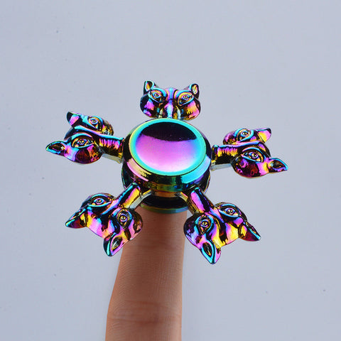 2017 3 colours Tri-spinner Finger Spinner Triangle Handspinner Fidget Hand Spinner Zinc Alloy Fidget Toy Anti Stress Kids Gift