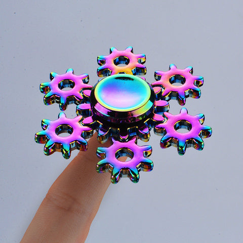 2017 3 colours Tri-spinner Finger Spinner Triangle Handspinner Fidget Hand Spinner Zinc Alloy Fidget Toy Anti Stress Kids Gift