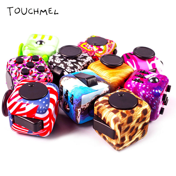 Stress Relief Toy Spinner EDC 3.3cm Original Camo Fidget Cube