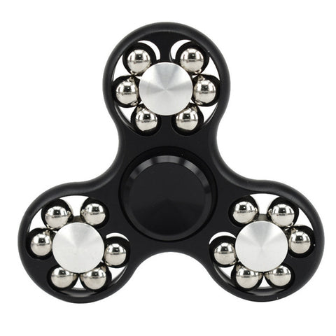 High Speed Metal Fidget Spinner Fashion Snowflake Hand Spinner Newest Design Tri-Spinner Stress Relieve Gyro Adult Kid Child Toy