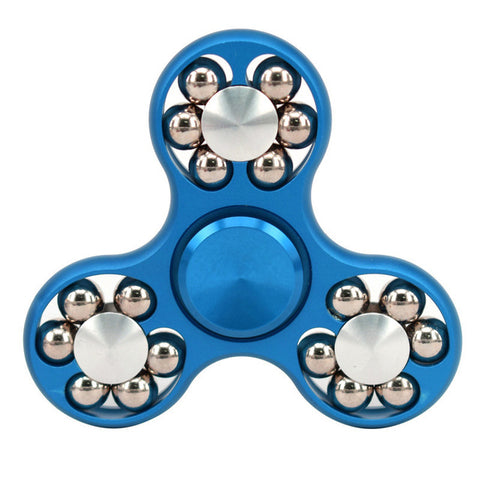 High Speed Metal Fidget Spinner Fashion Snowflake Hand Spinner Newest Design Tri-Spinner Stress Relieve Gyro Adult Kid Child Toy