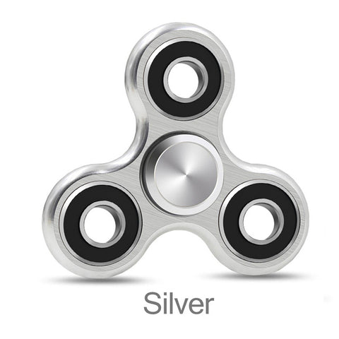 High Speed Metal Fidget Spinner Fashion Snowflake Hand Spinner Newest Design Tri-Spinner Stress Relieve Gyro Adult Kid Child Toy