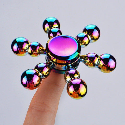 2017 Multicolour Fidget Spinner Hand Spinner Finger Toy Metal alloy Anti Stress Fidget Christmas Birthday Gift Bearing