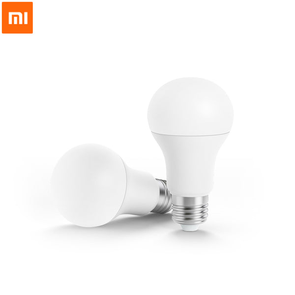 Original Xiaomi Smart LED Bulb Ball Lamp WiFi Remote Control by Xiaomi Mi Home APP Standard E27 Bulb 6.5W 0.1A