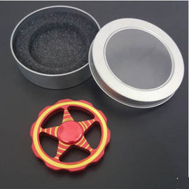 2017 Fidget Spinner Finger Toy Aluminum alloy Anti Stress EDC Handspinner Christmas Toys for Children Rainbow Ball Hand Spinners